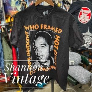High St. Made in USA sz large OJ Simpson tee A17